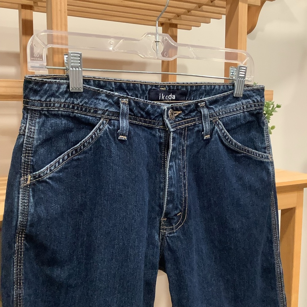 Vintage 90s IKDEA Denim Jeans Jorts Capris Made in Canada 🇨🇦 Size 29 - Picture 2 of 13